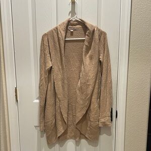 Barefoot Dreams Cozy Tan Cardigan